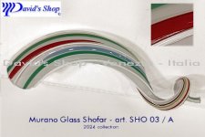 Murano Glass Shofar art 01 A