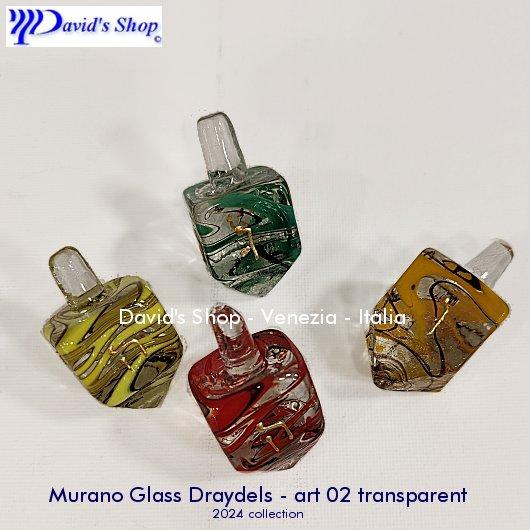 Murano Glass Draydels - Transparent art 02
