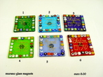 NEW - Murano Glass Magnets